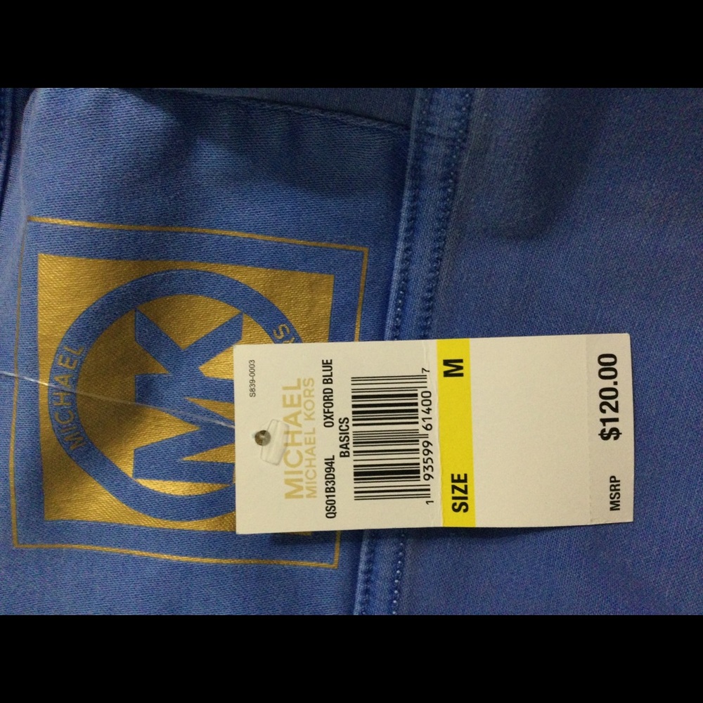 NWT Michael Kors stretch blue jacket